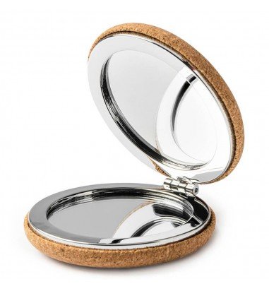 Oglindă de buzunar din plută MACARON