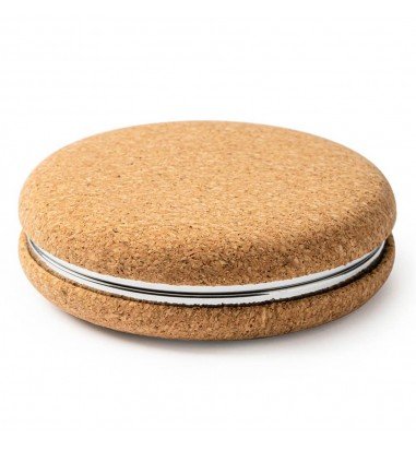 Oglindă de buzunar din plută MACARON