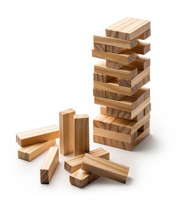 Joc JENGA din lemn gravabil